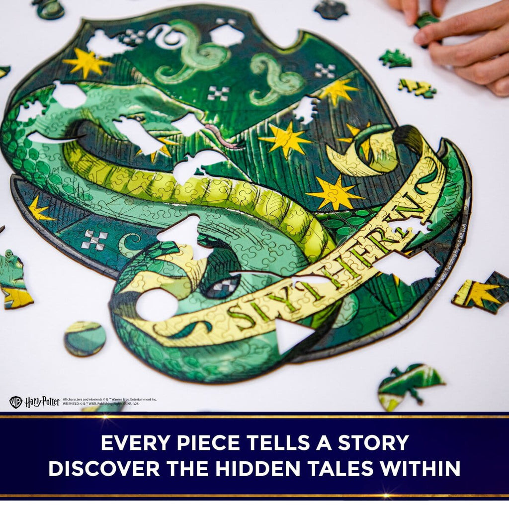 Wooden Puzzle Harry Potter™ Slytherin Crest