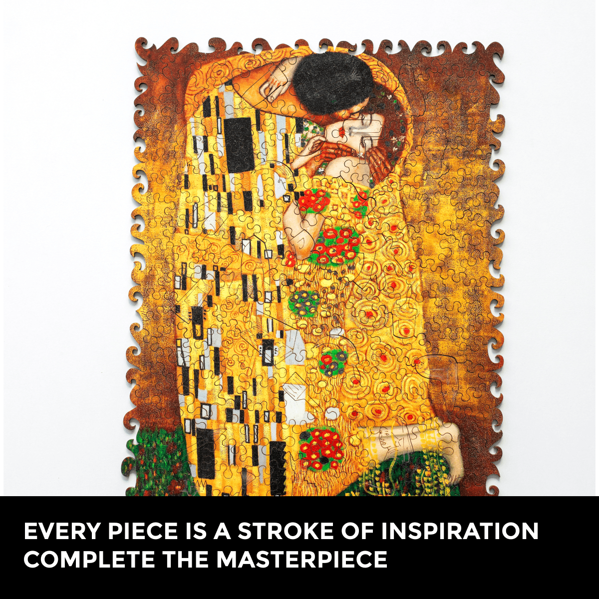 Wooden Jigsaw Puzzle The Kiss (Gustav Klimt)