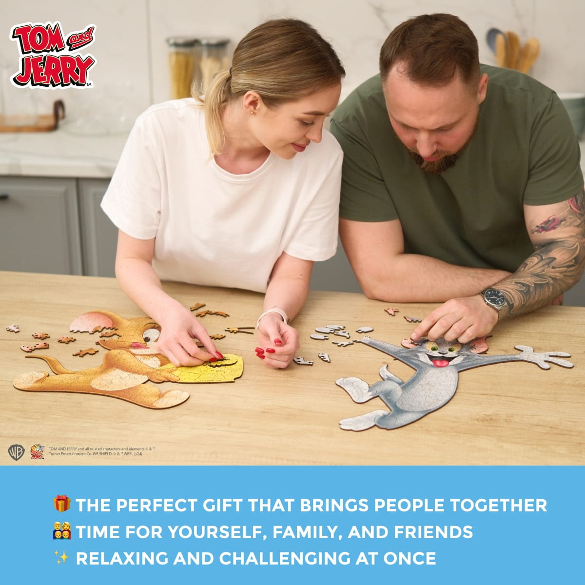 Wooden jigsaw puzzle Tom & Jerry™ – Tom