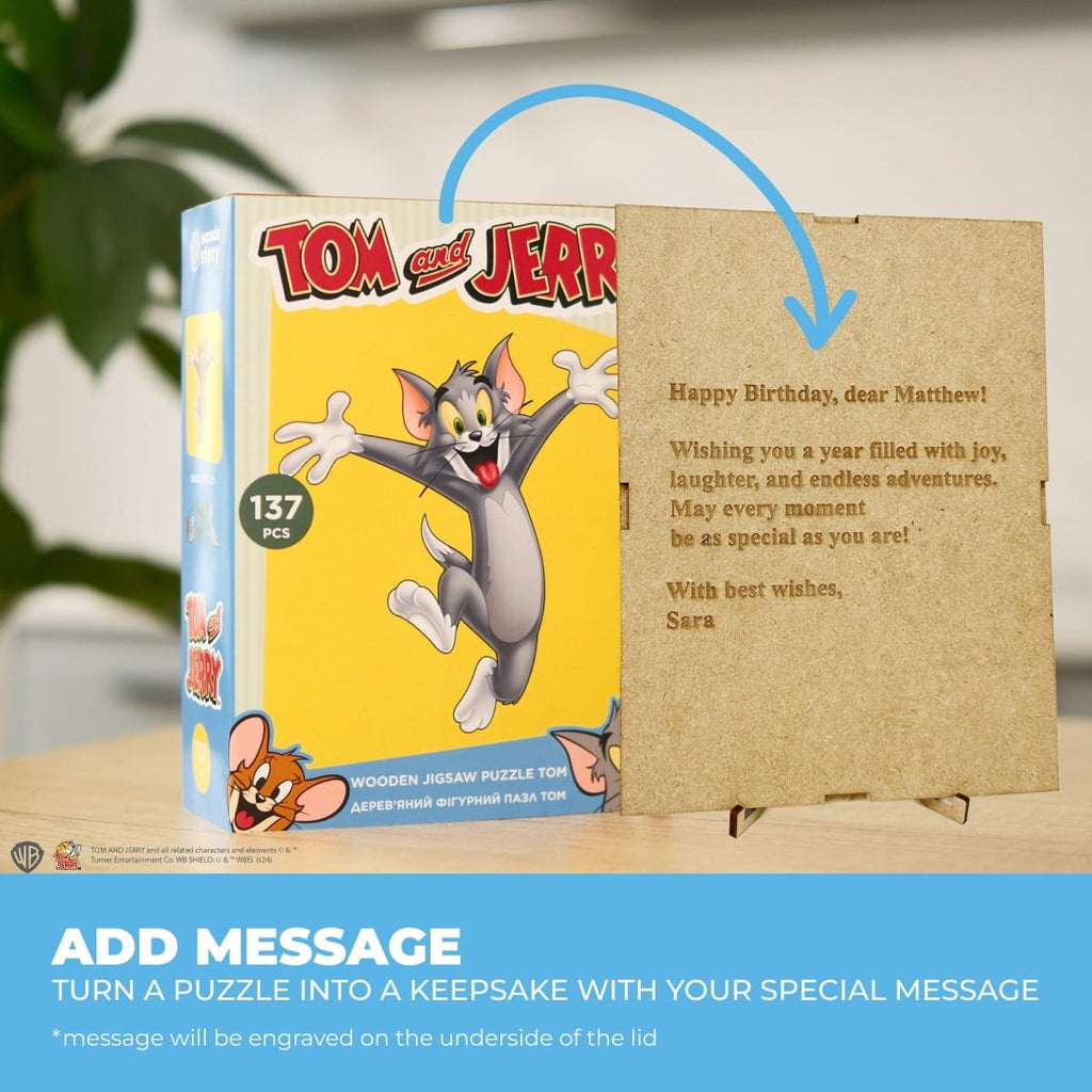 Wooden jigsaw puzzle Tom & Jerry™ – Tom