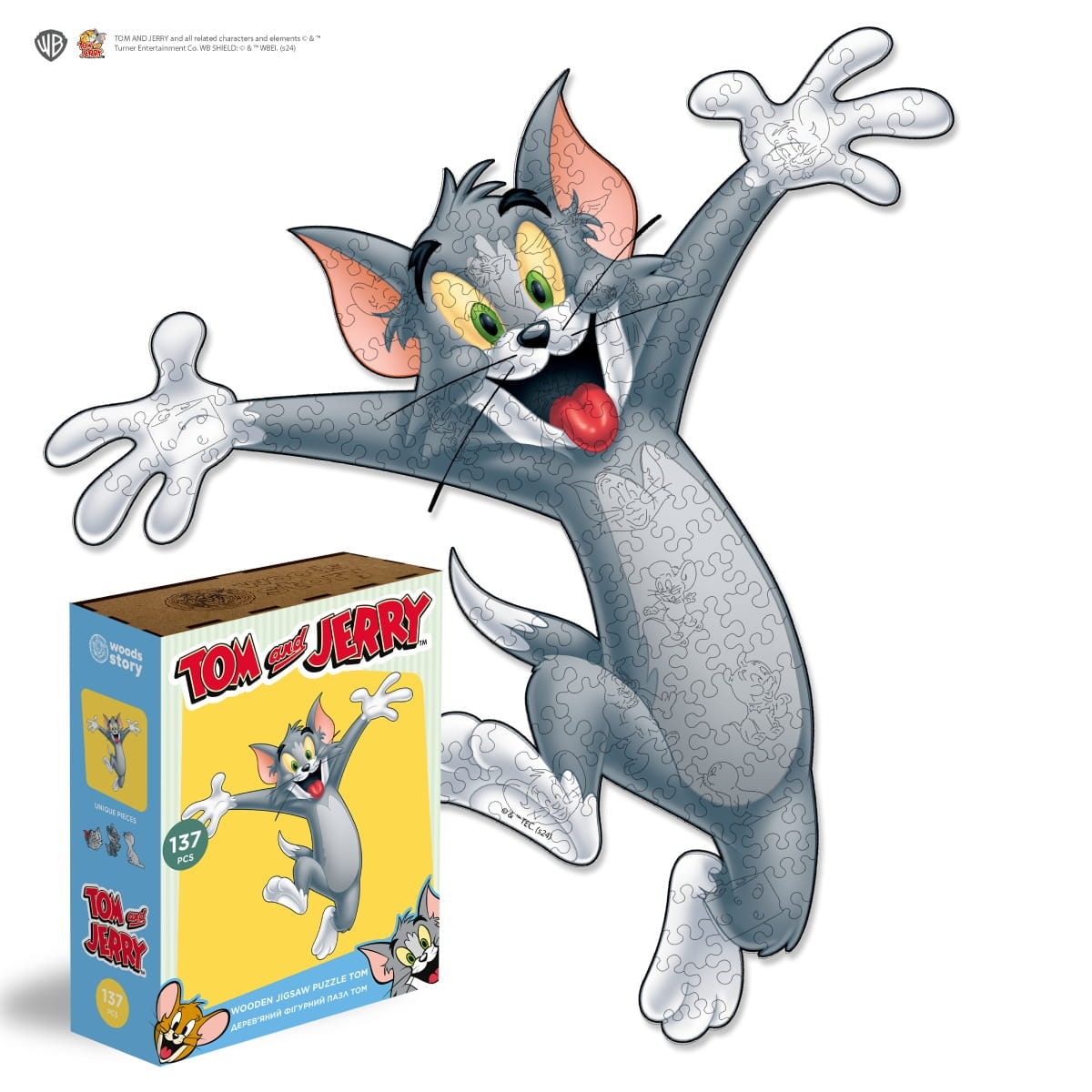 Wooden jigsaw puzzle Tom & Jerry™ – Tom