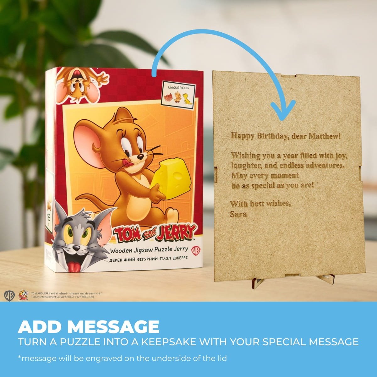 Wooden jigsaw puzzle Tom&Jerry™ Jerry