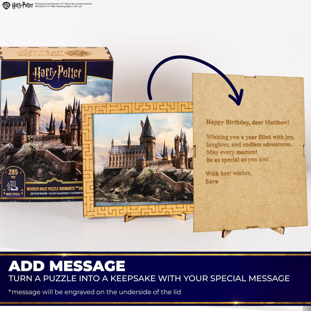 Wooden Maze Puzzle Harry Potter™ Hogwarts Castle