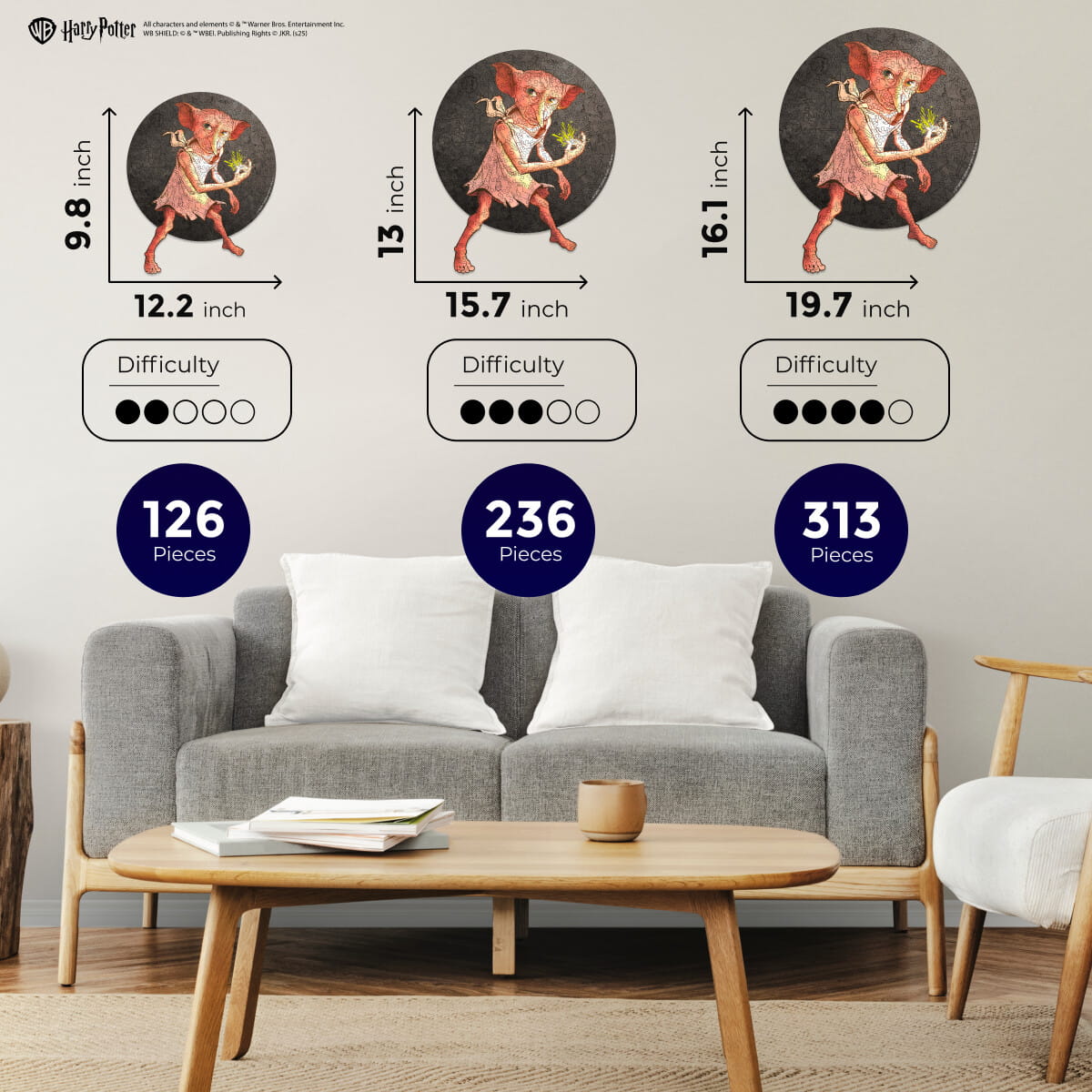 Wooden Puzzle Harry Potter™ Dobby
