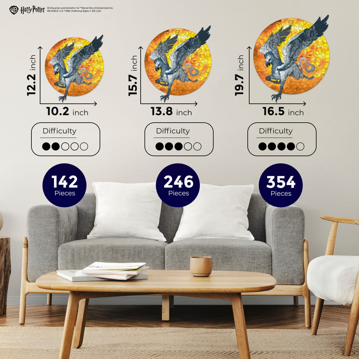 Wooden Puzzle Harry Potter™ Hippogriff