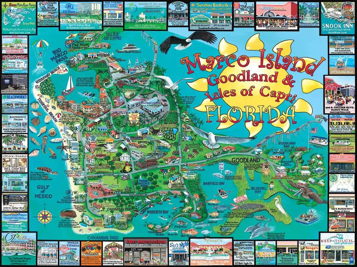 Marco Island, FL - 1000 Piece Jigsaw Puzzle