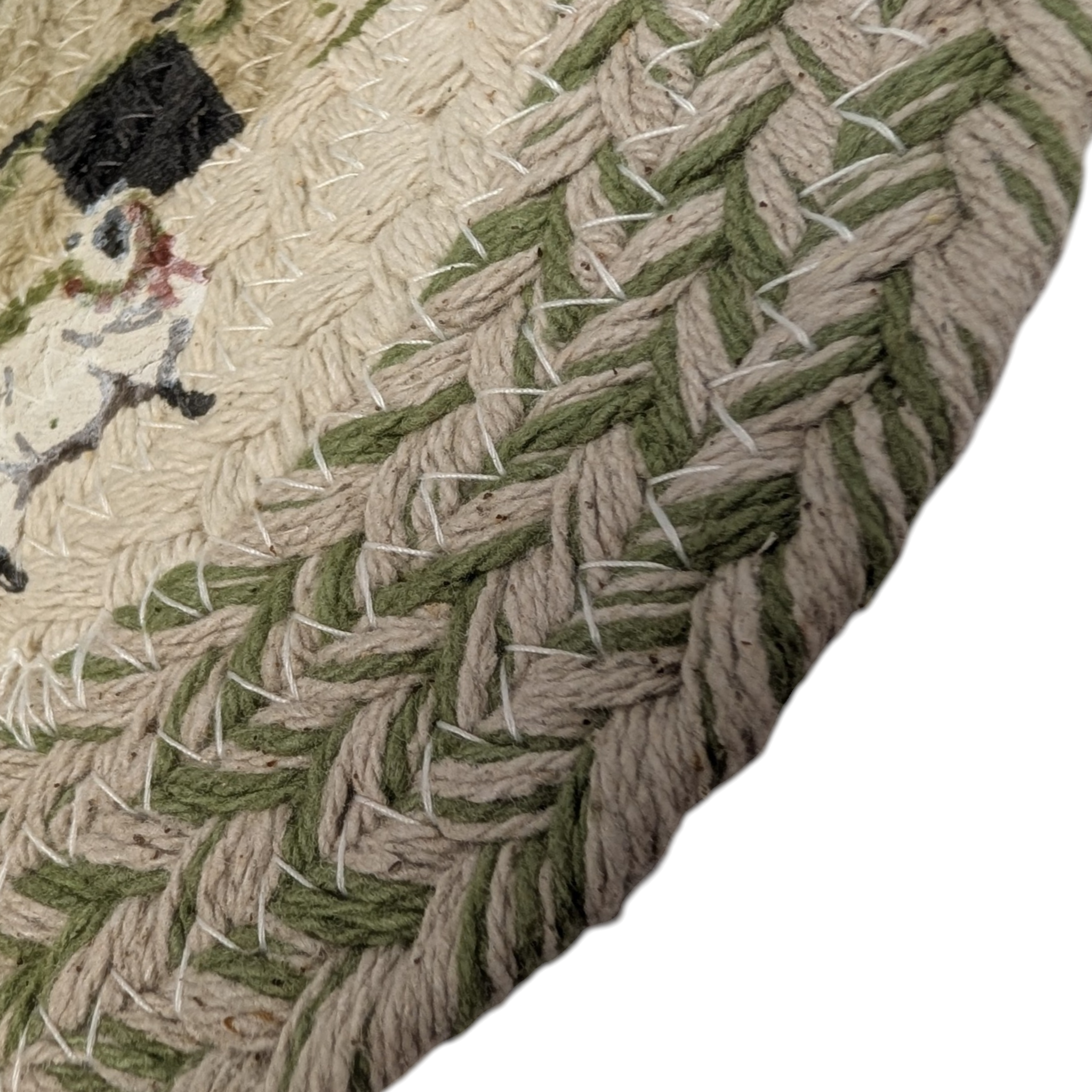 Humble Beginnings Printed Braided Trivet
