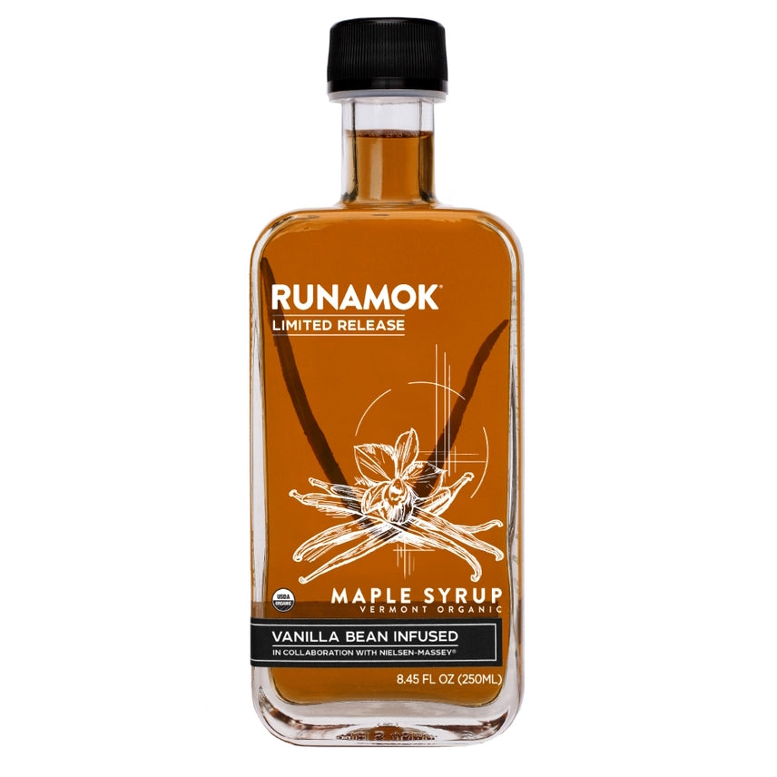 Vanilla Bean Infused Organic Maple Syrup 250ml