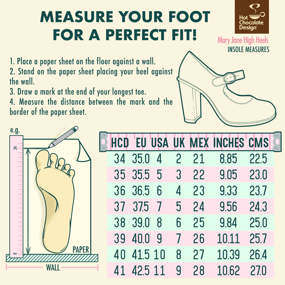 Chocolaticas® High Heels Storm Women's Mary Jane Pump