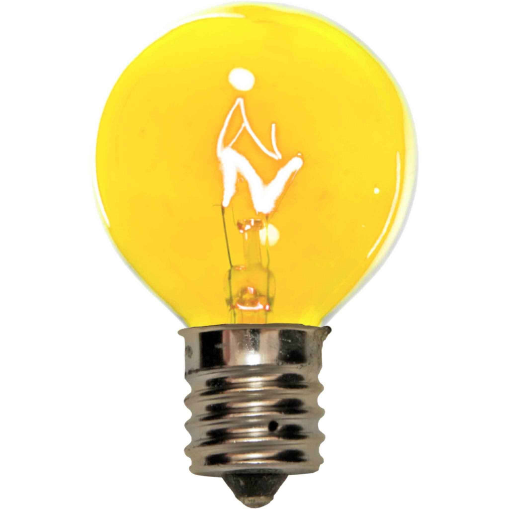 Yellow G40 Light Bulbs