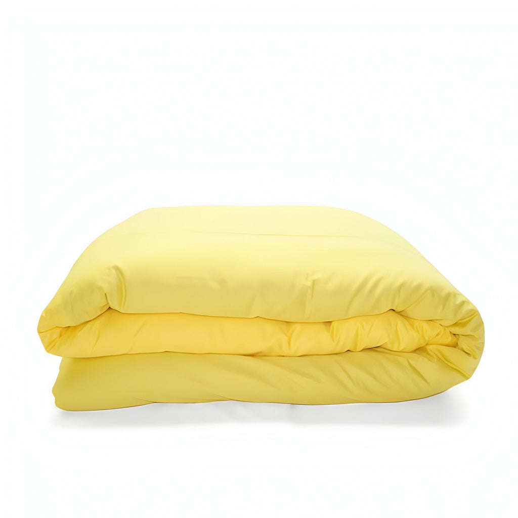 400TC Cotton Sateen Solid Duvet Cover Set
