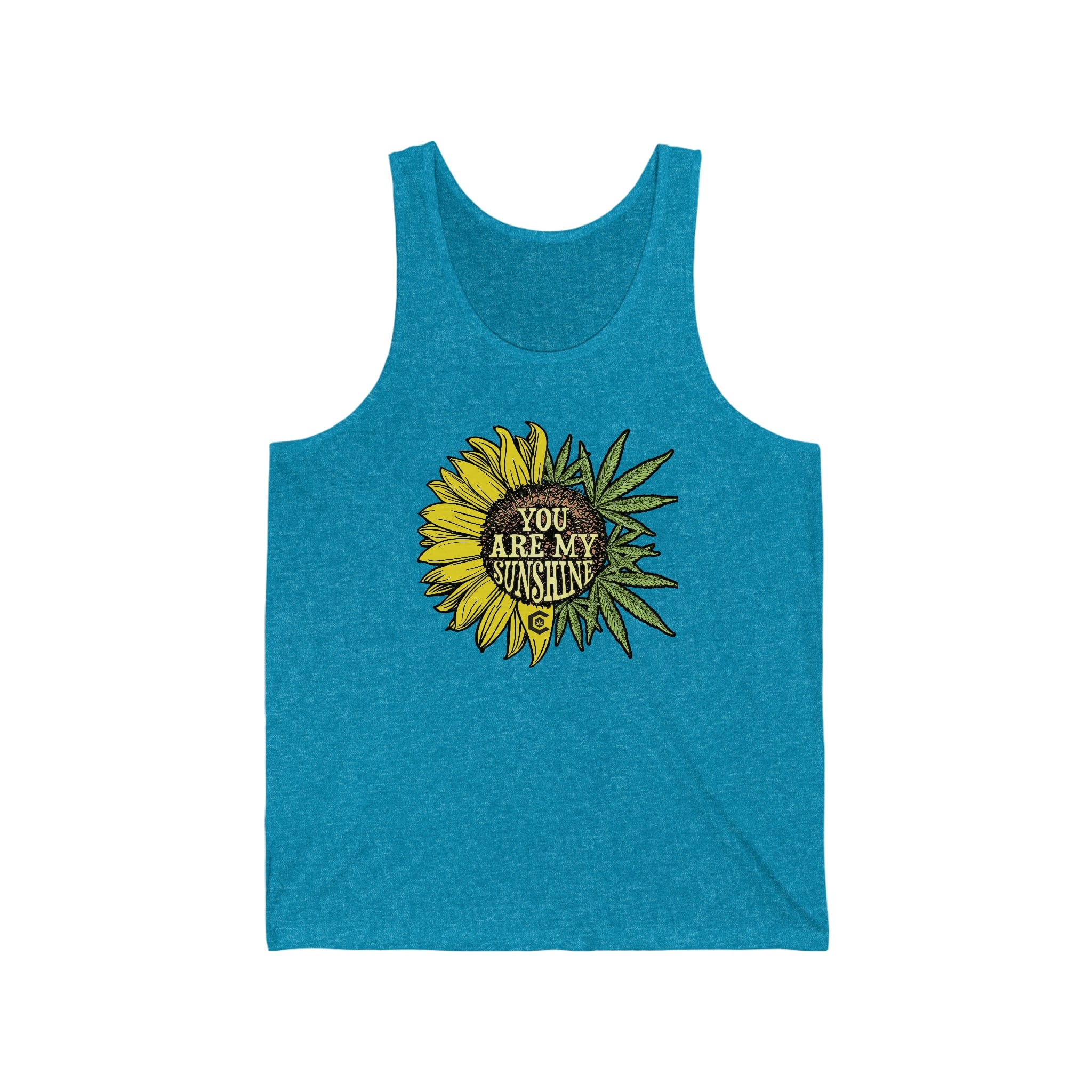 You Are My Sunshine Cannabis Sunflower Tank Top