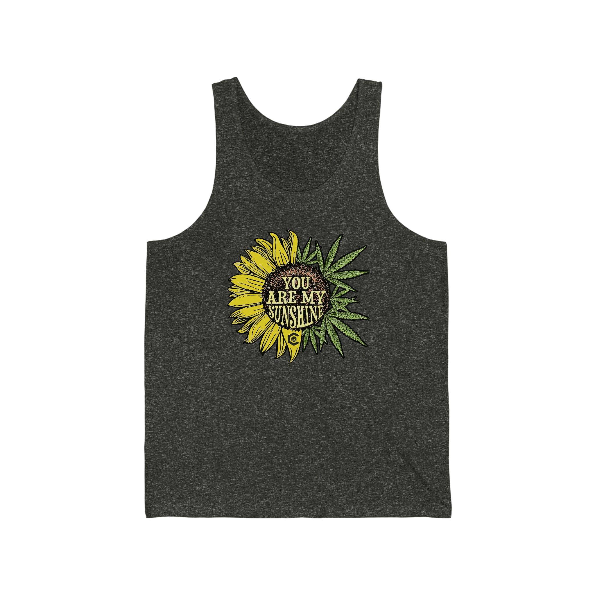 You Are My Sunshine Cannabis Sunflower Tank Top