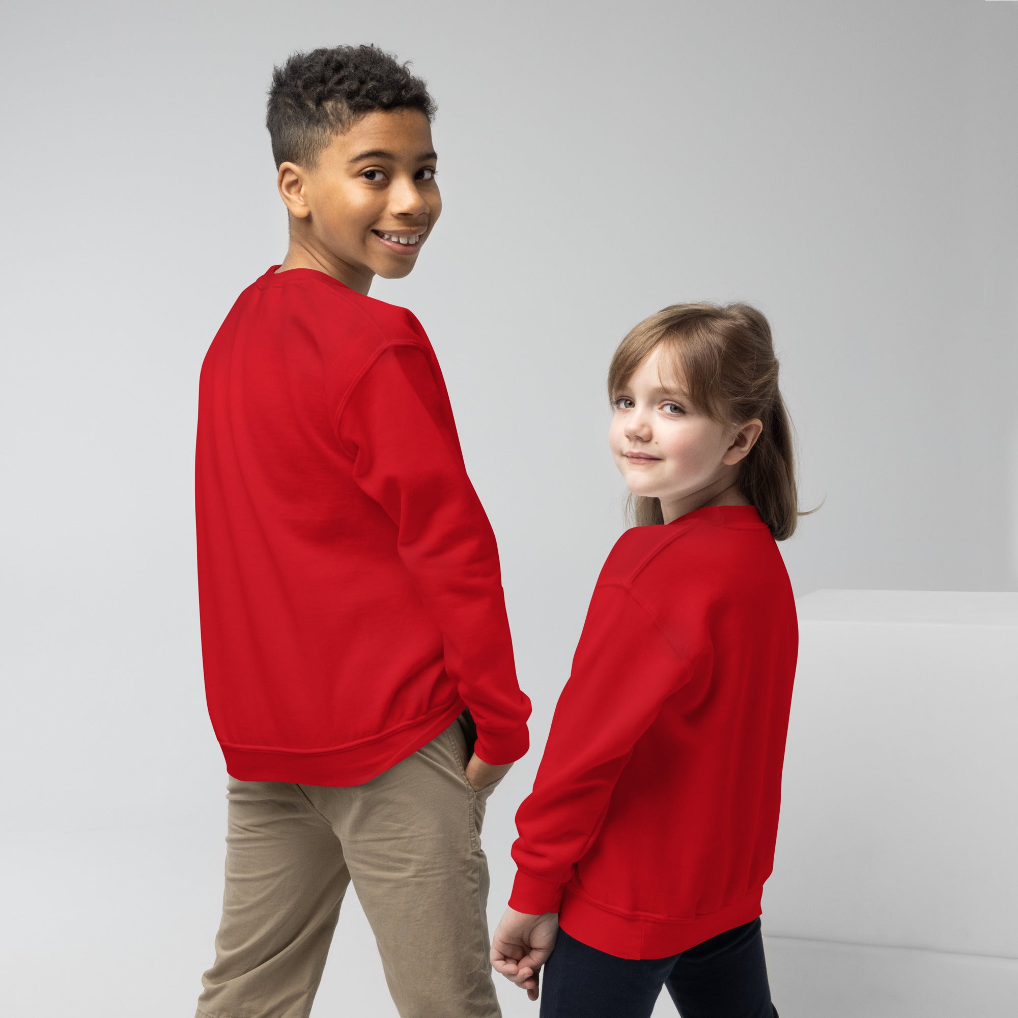 Minecraft Creeper Design Youth Crewneck Sweatshirt