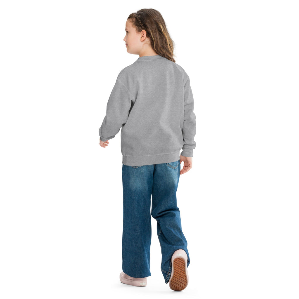 Minecraft Creeper Design Youth Crewneck Sweatshirt
