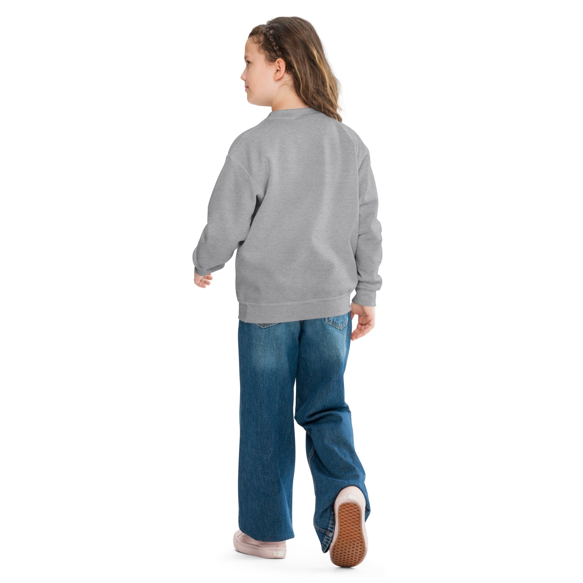 Minecraft Creeper Design Youth Crewneck Sweatshirt