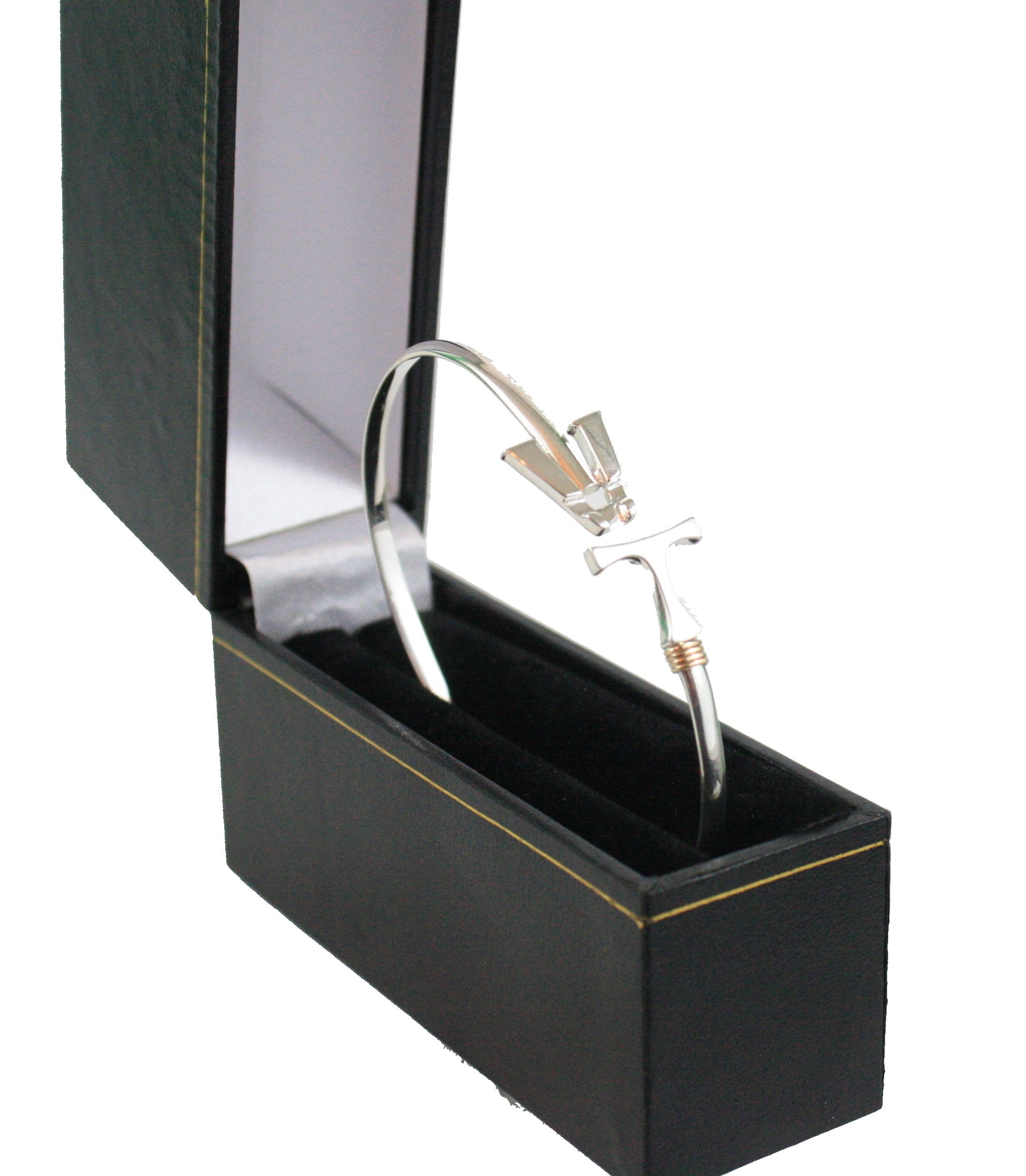 Vermont   Hook Bracelet Silver - 3mm Band - 6.5 Inch