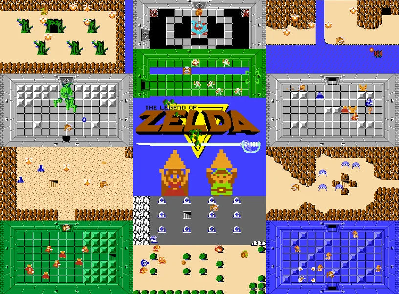 The Legend of Zelda NES Video Game Nintendo Entertainment System