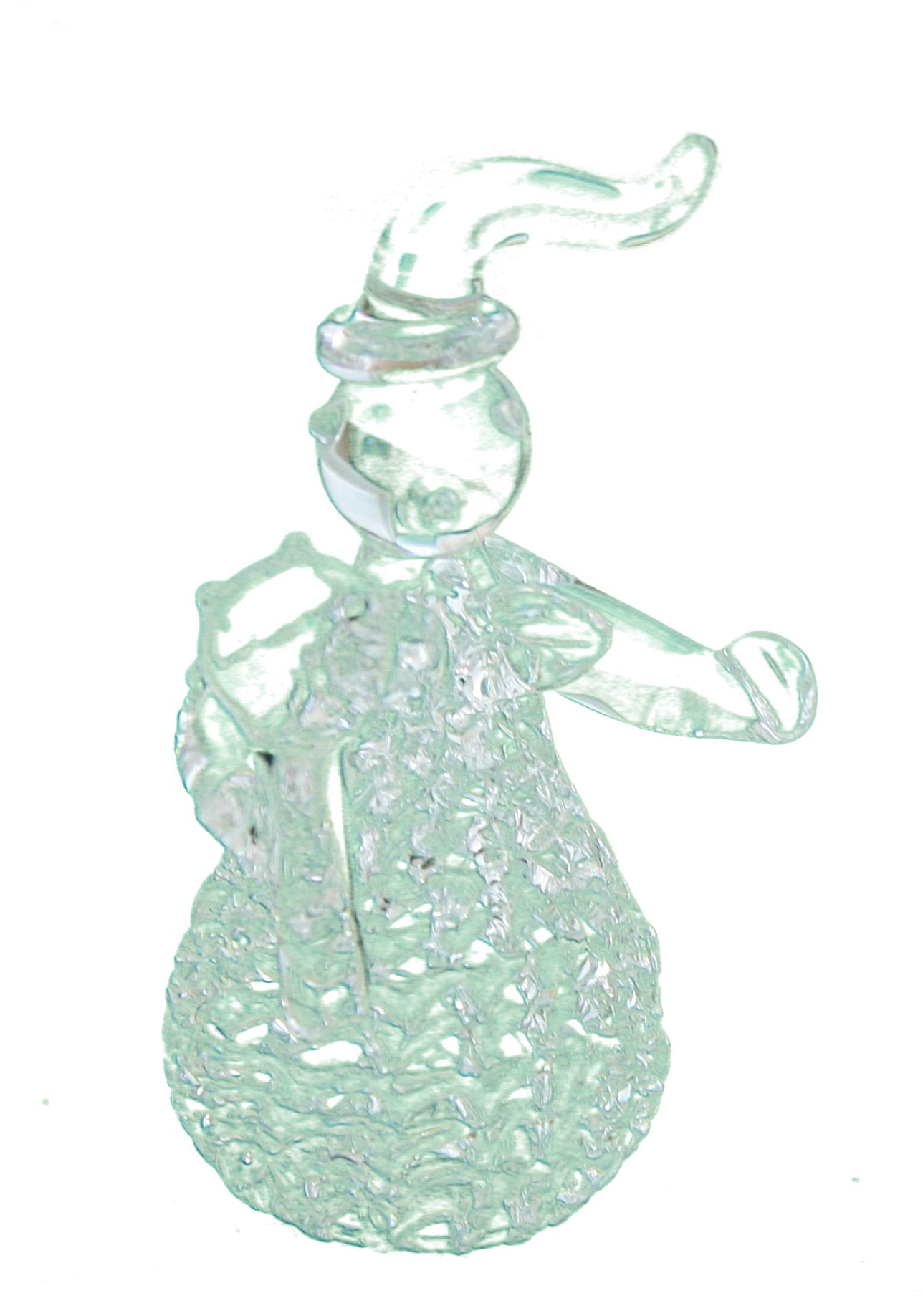 Spunglass Ornament - Gold Reindeer
