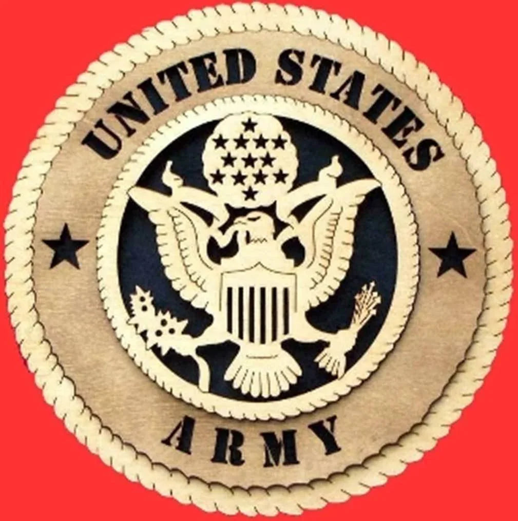 Army Wall Tribute, Army Hand Made Gift available in 12 inch
